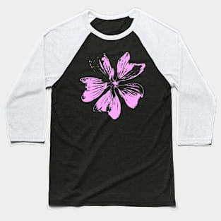 Flower Vintage - Blossom Malva ROSA Baseball T-Shirt